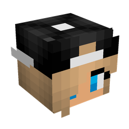 Black skin: head render
