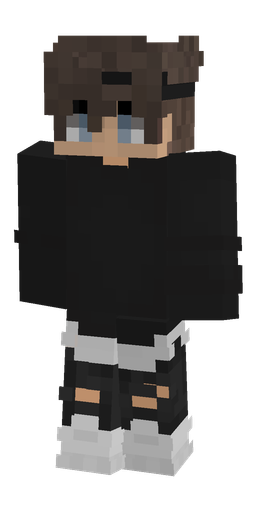 Black skin: body, front render