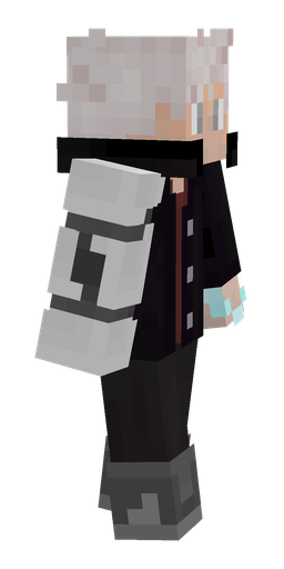 Black skin: body, right side render