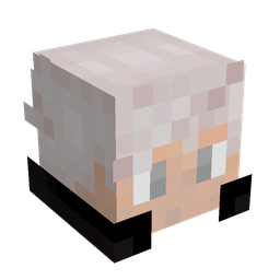 Black skin: head render