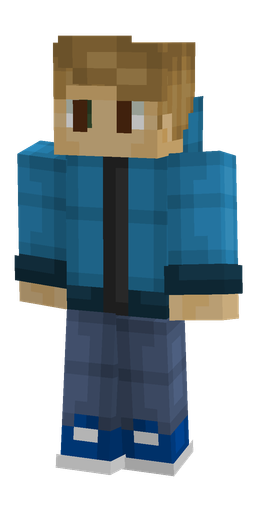 Blue skin: body, front render