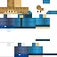 Blue skin: raw texture render