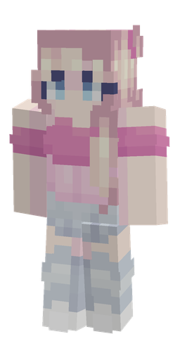 Blue skin: body, front render