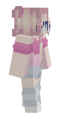Blue skin: body, right side render