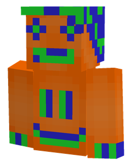 Blue skin: bust render