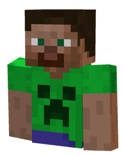 Blue skin: bust render