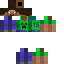 Blue skin: raw texture render