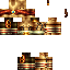 Brown skin: raw texture render