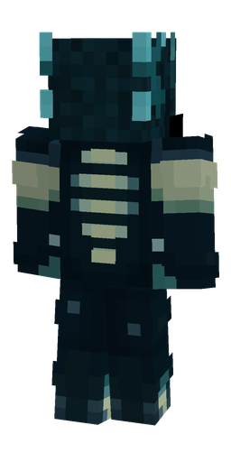 Black skin: body, back render