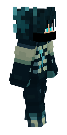 Black skin: body, right side render