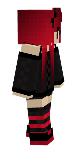Black skin: body, right side render