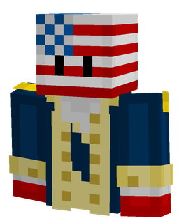 Blue skin: bust render