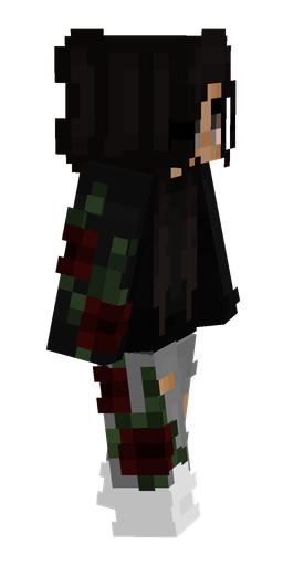 Black skin: body, right side render