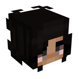 Black skin: head render