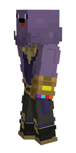 Black skin: body, left side render