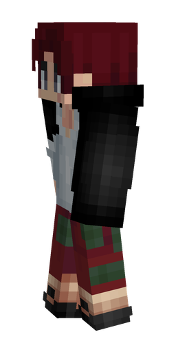 Black skin: body, left side render