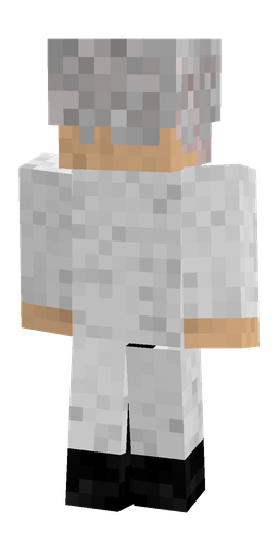 Black skin: body, back render