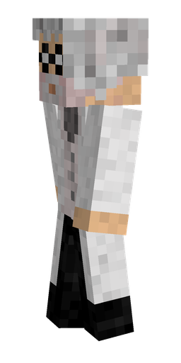 Black skin: body, left side render