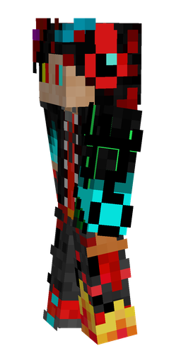 Black skin: body, left side render