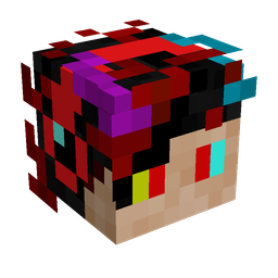 Black skin: head render