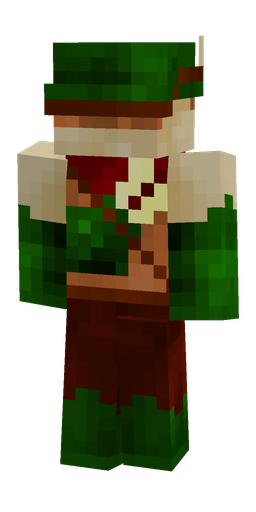 Black skin: body, back render
