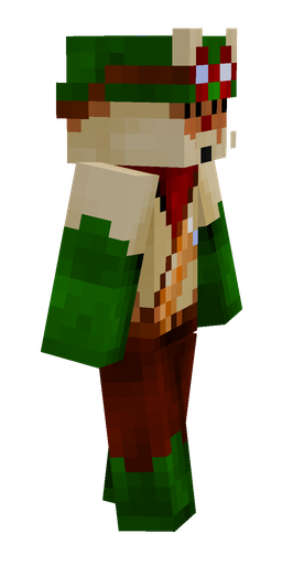 Black skin: body, right side render