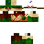 Black skin: raw texture render