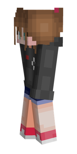 Black skin: body, left side render