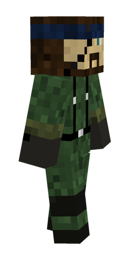 Black skin: body, right side render