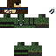 Black skin: raw texture render