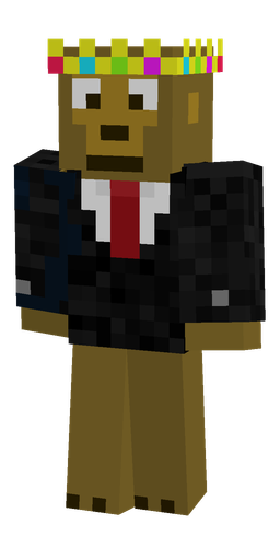 Black skin: body, front render
