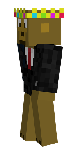 Black skin: body, left side render