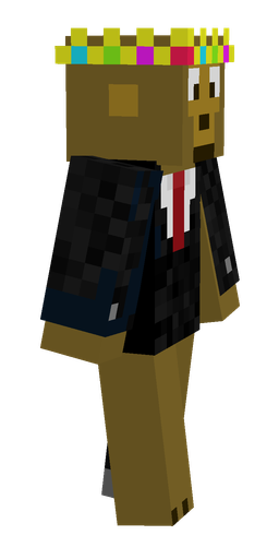 Black skin: body, right side render