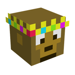 Black skin: head render