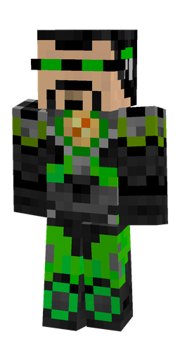Black skin: body, front render