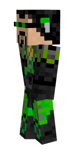 Black skin: body, left side render