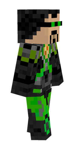 Black skin: body, right side render