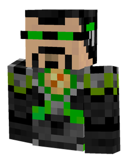 Black skin: bust render