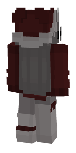 Gray skin: body, back render