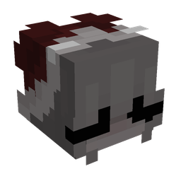 Gray skin: head render