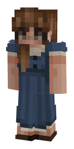 Blue skin: body, front render