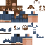 Blue skin: raw texture render