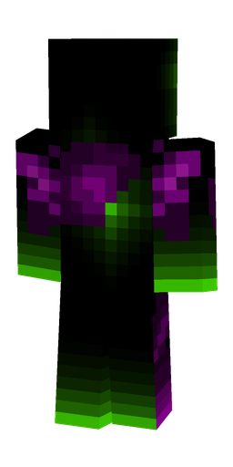 Black skin: body, back render