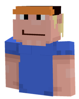 Blue skin: bust render