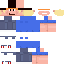 Blue skin: raw texture render