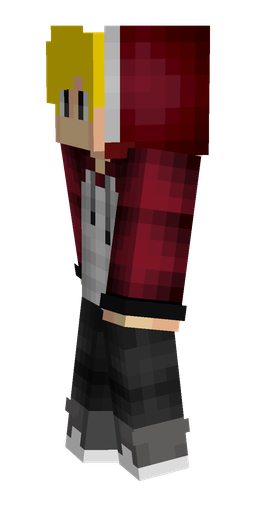 Black skin: body, left side render