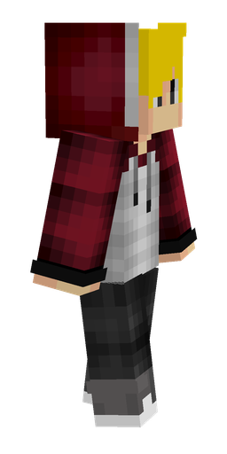 Black skin: body, right side render
