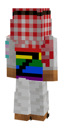 Red skin: body, back render