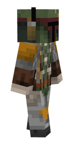 Black skin: body, right side render