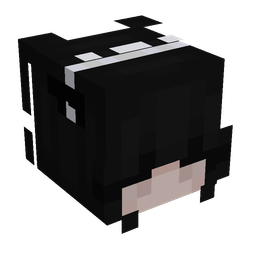 Black skin: head render